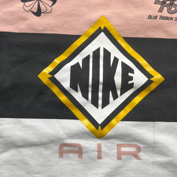 Nike Crewneck Sweatshirt Womens XL Pink Black White Zoom Air Blue Ribbon Sports - Picture 4 of 15